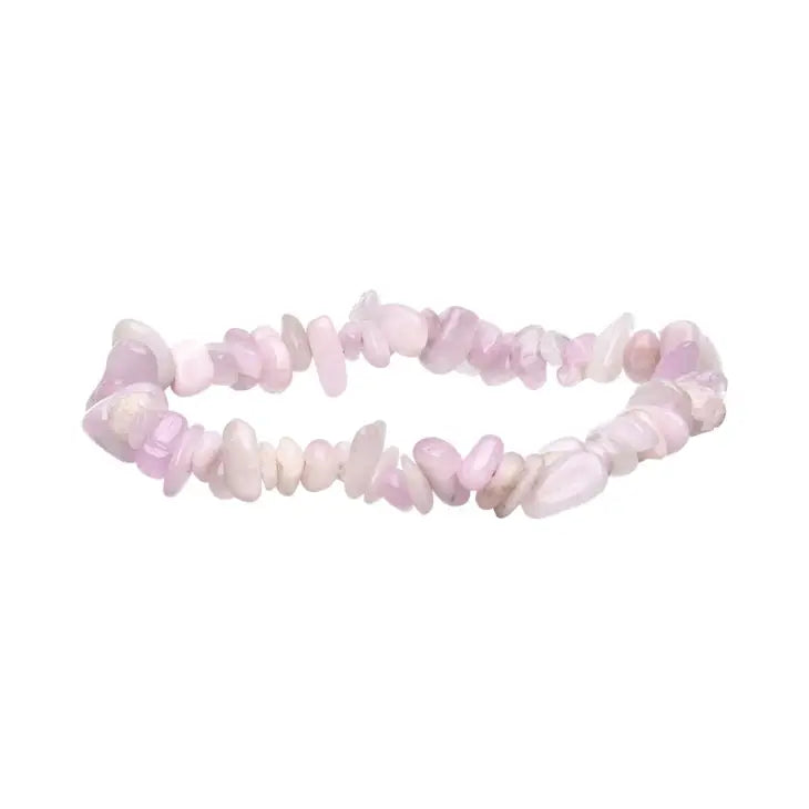 Kunzit Chip Armbånd