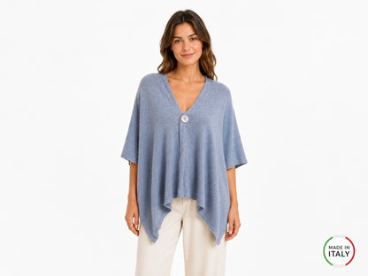 Strikket Poncho Cape