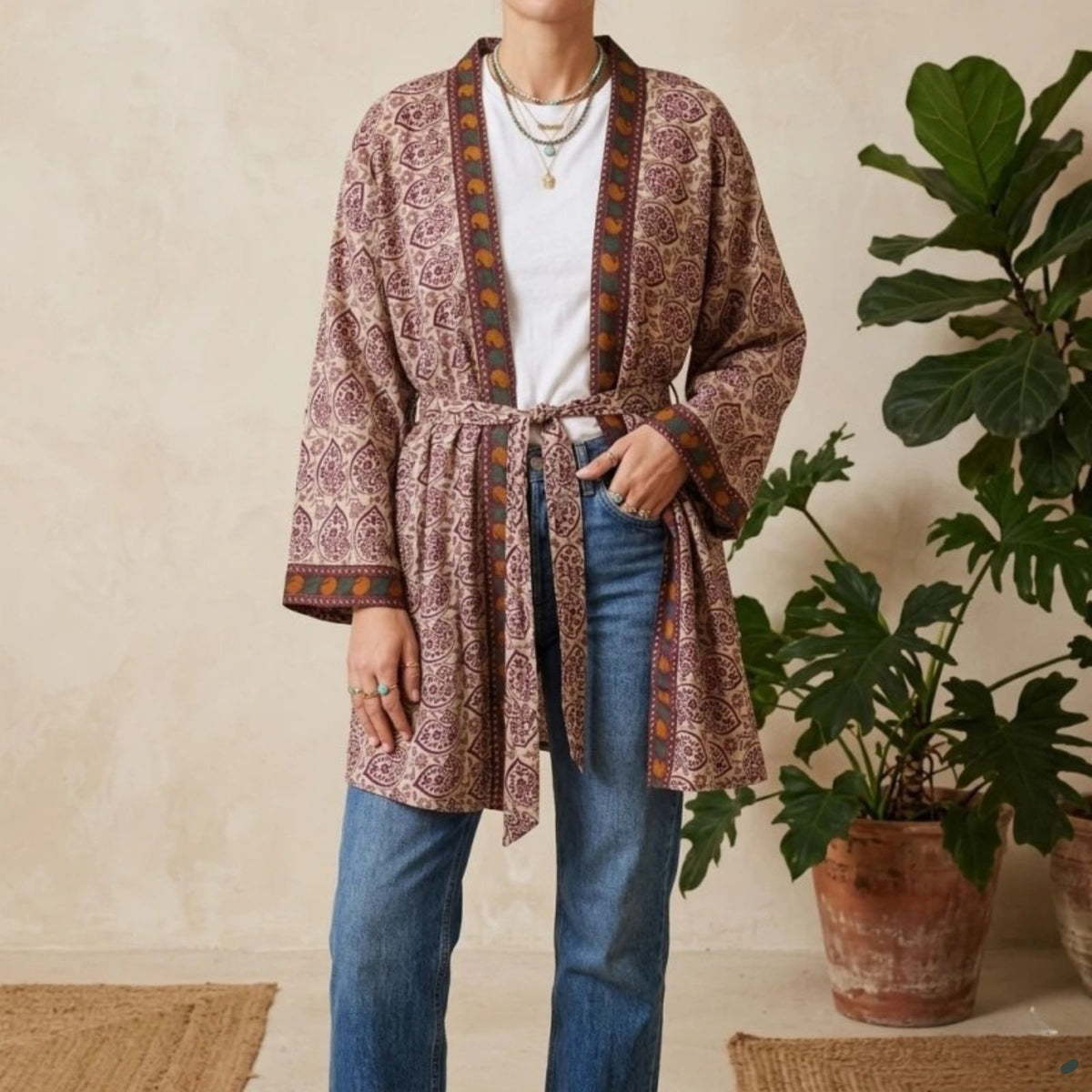 Avani Kimono Plum n&