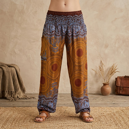 Thai Haremsbukser High-Cut Bronze