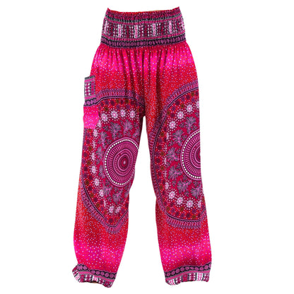 Thai Haremsbukser High-Cut Tribal Pink