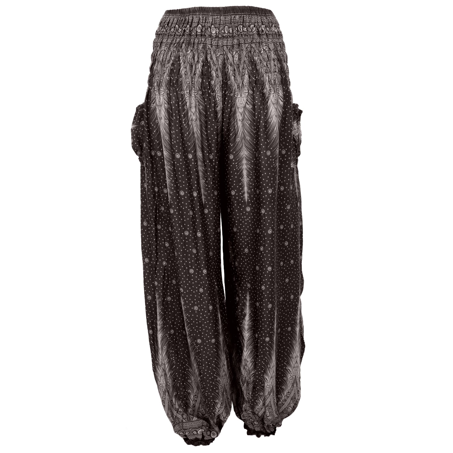 Thai Haremsbukser High-Cut Black