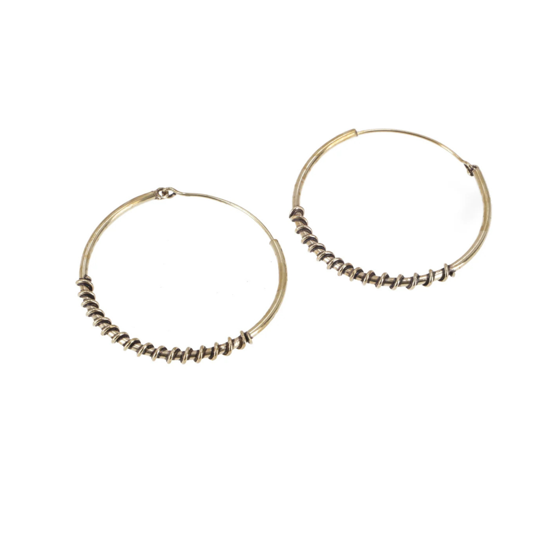 Brass Hoops