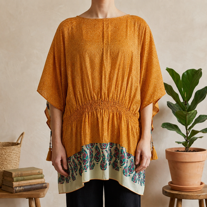 Priya Kaftanbluse Orange
