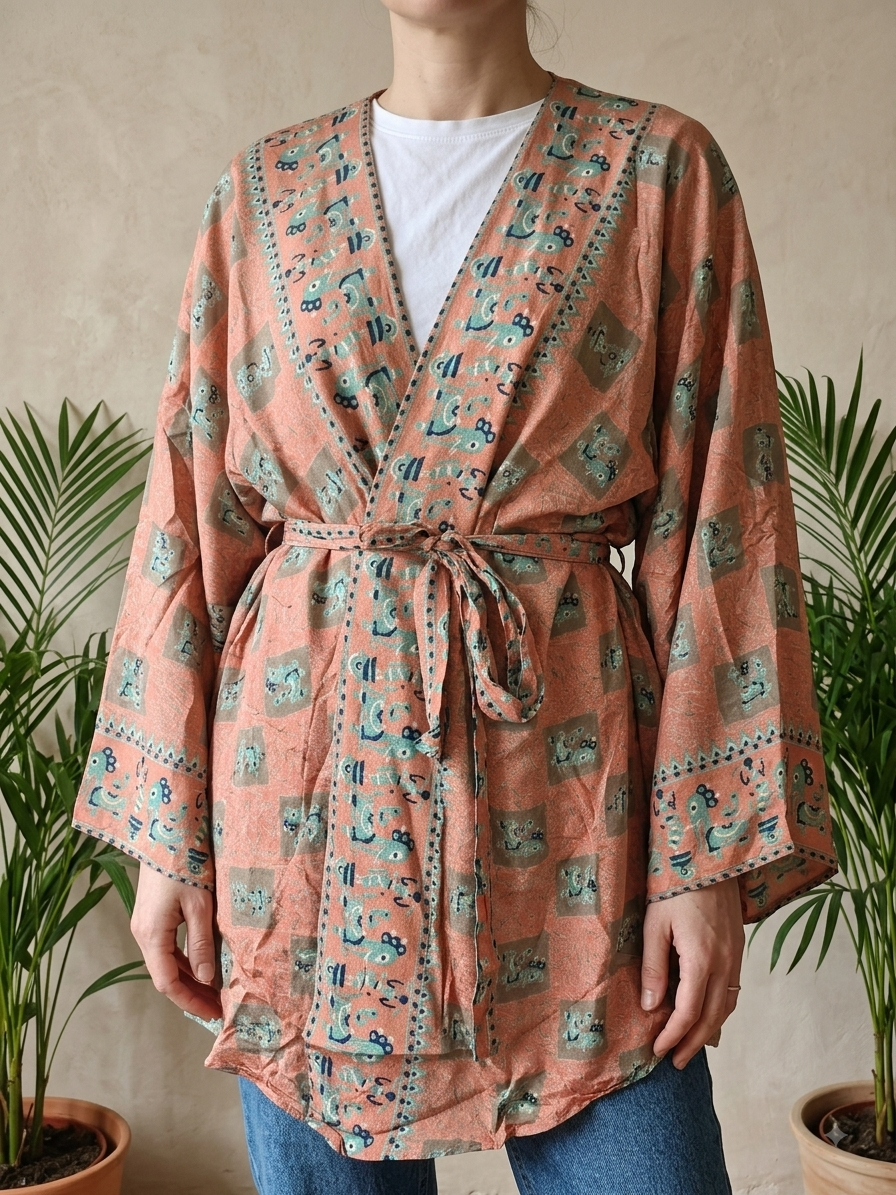 Avani Kimono Dusty Coral