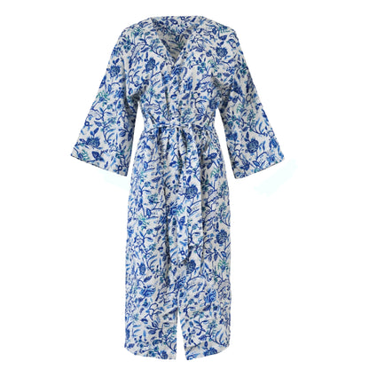 Kimono Blockprint Blue n&