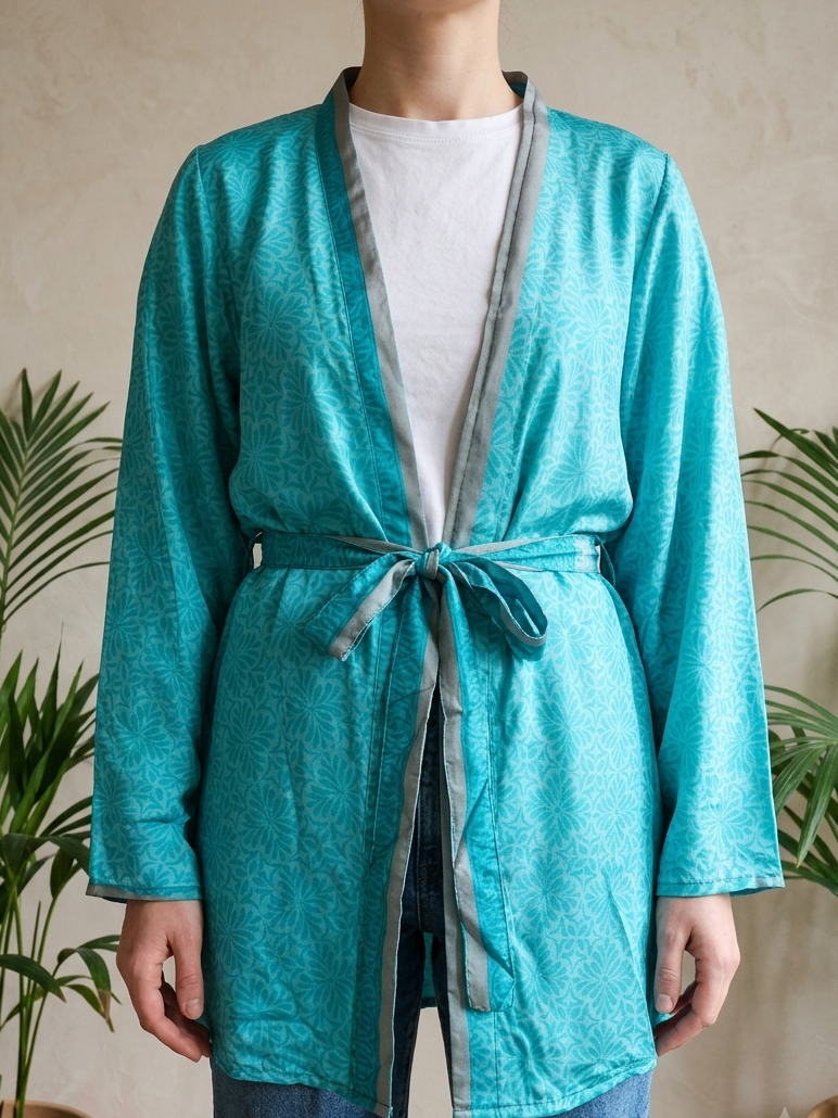 Avani Kimono Turquoise