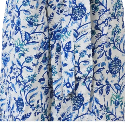 Kimono Blockprint Blue n&