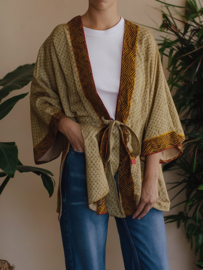 Avani Kimono India Beige
