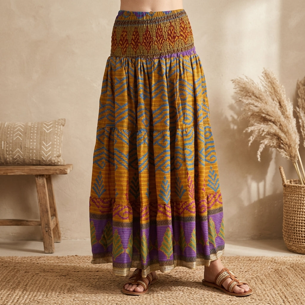 Maxi Nederdel Curry n&