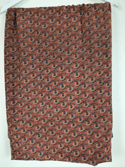 Meera Silketørklæde Floral Brown