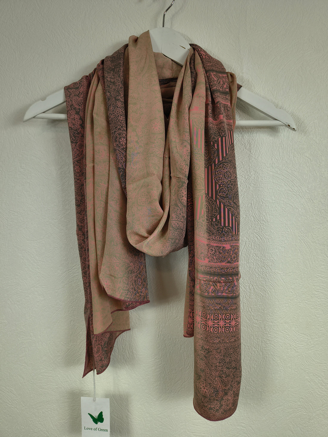Meera Silketørklæde Dusty Pink