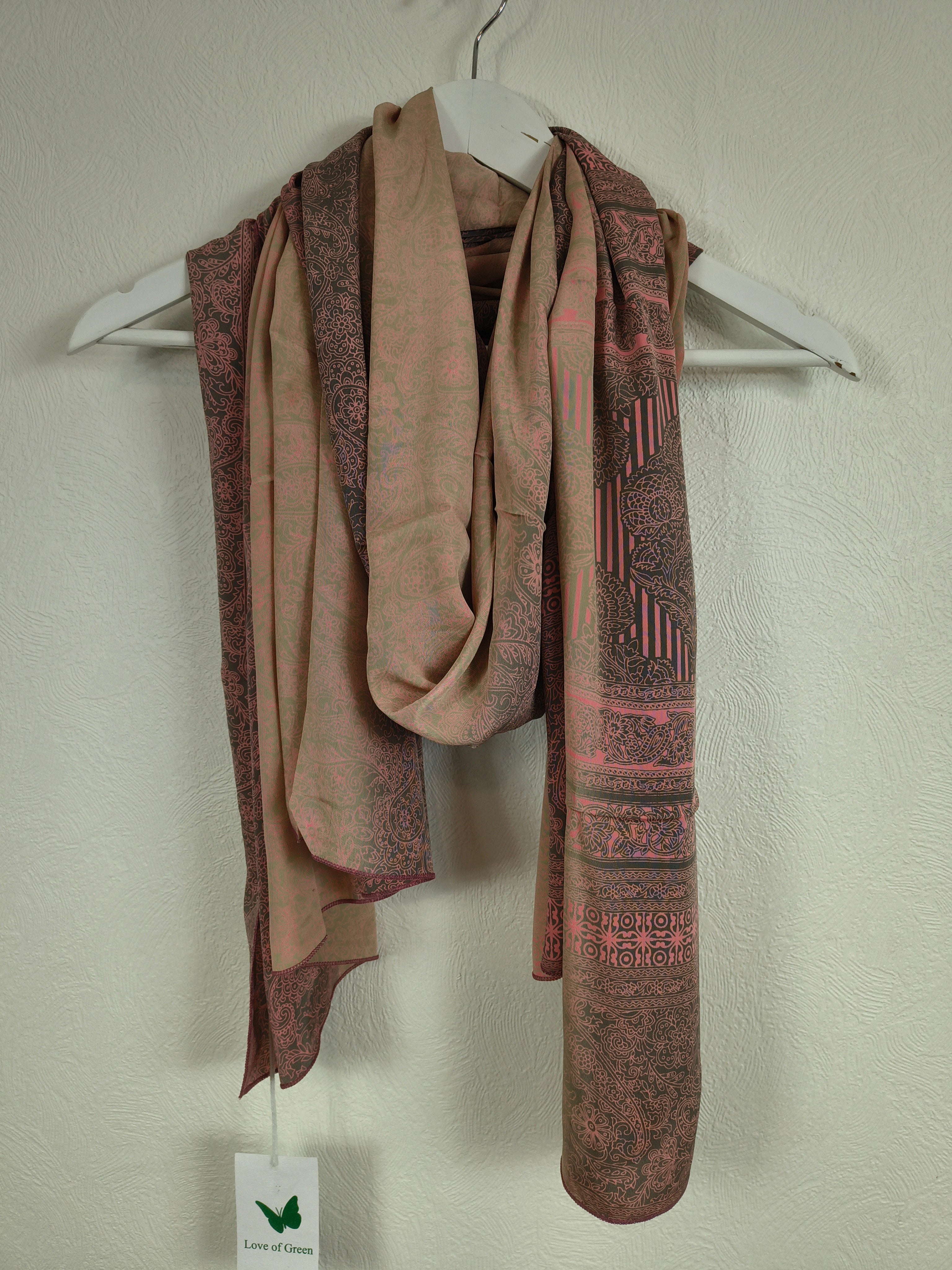 Meera Silketørklæde Dusty Pink