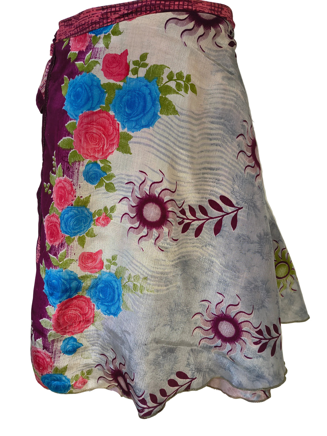 Slå om Nederdel Kort - Floral Rose