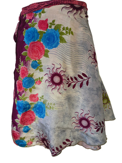Slå om Nederdel Kort - Floral Rose