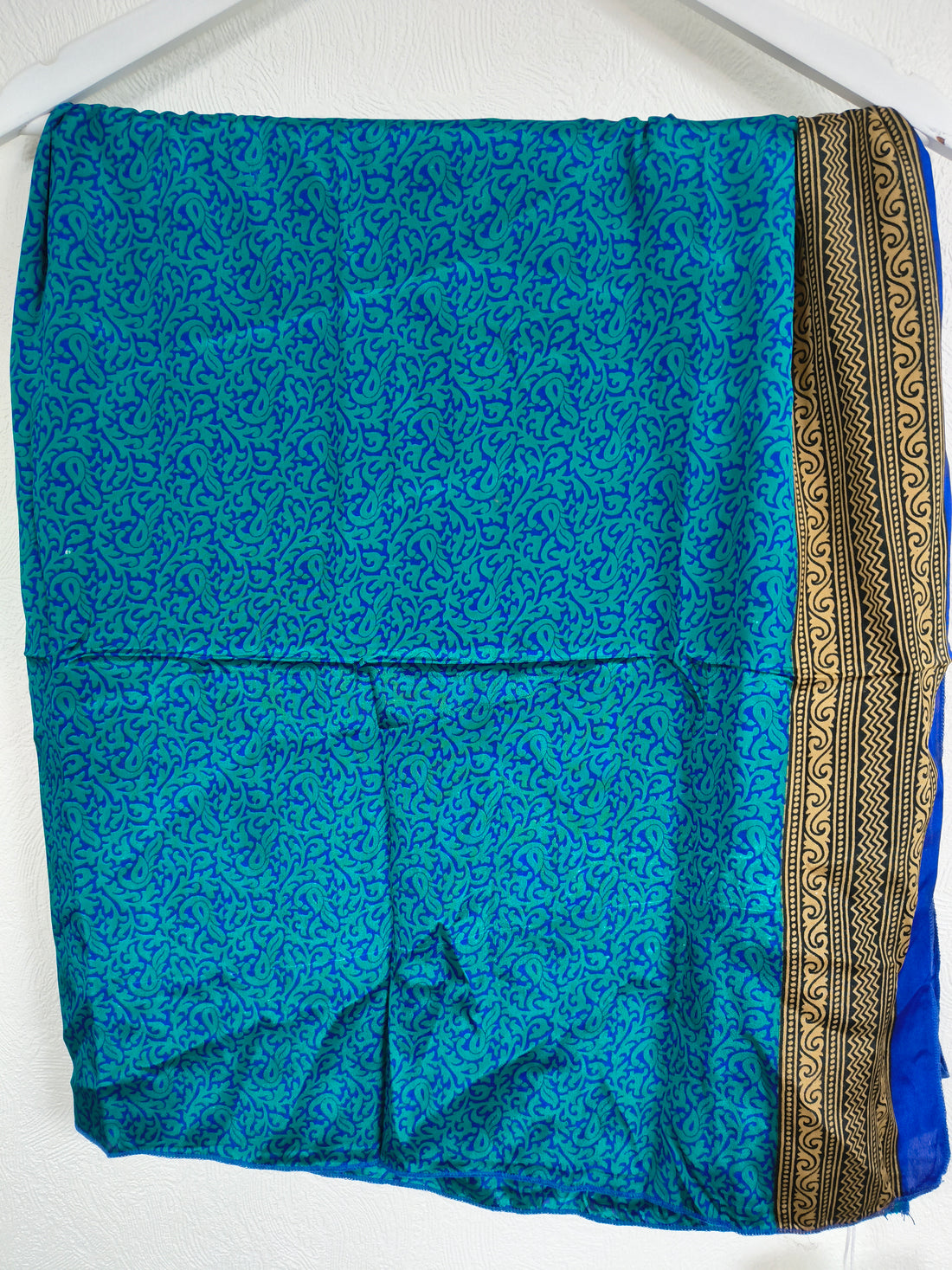Meera Silketørklæde Turquoise Blue