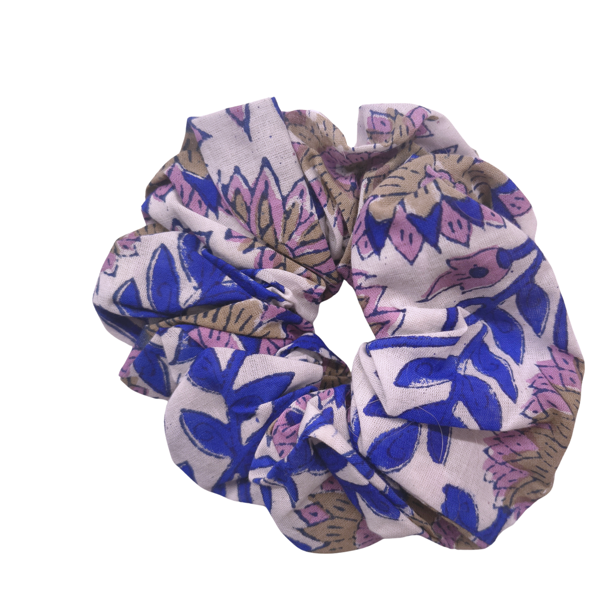 Scrunchie Blålilla